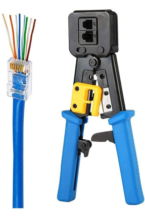 Genel Markalar Ez Rj45 Yeni Nesil Konnektor Pense 100 Adet Yeni Nesil Rj45 Jag