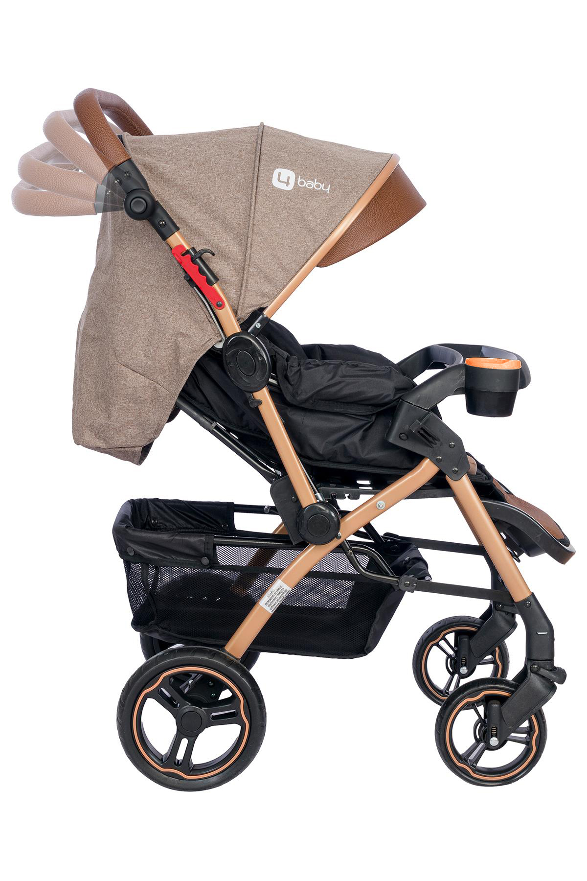 TURHAN BEBE Çift Yönlü Bebek Arabası + Yağmurluk Hediye fotoğrafı 5 (önizleme)