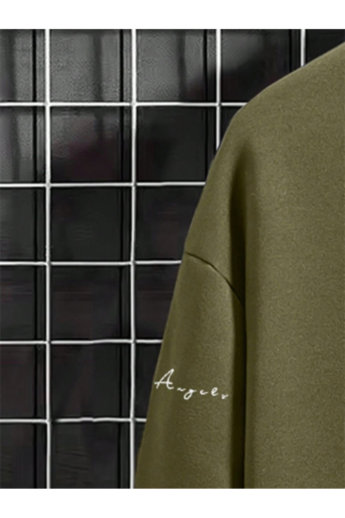 MOONBULL  Erkek Los Angeles Sağ Kol-Sol Bel Baskılı Oversize Sweatshirt - Görsel 4