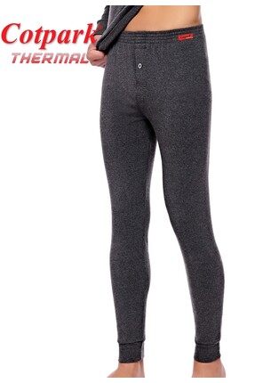 Cotpark Erkek Termal Tayt - Antrasit 9002
