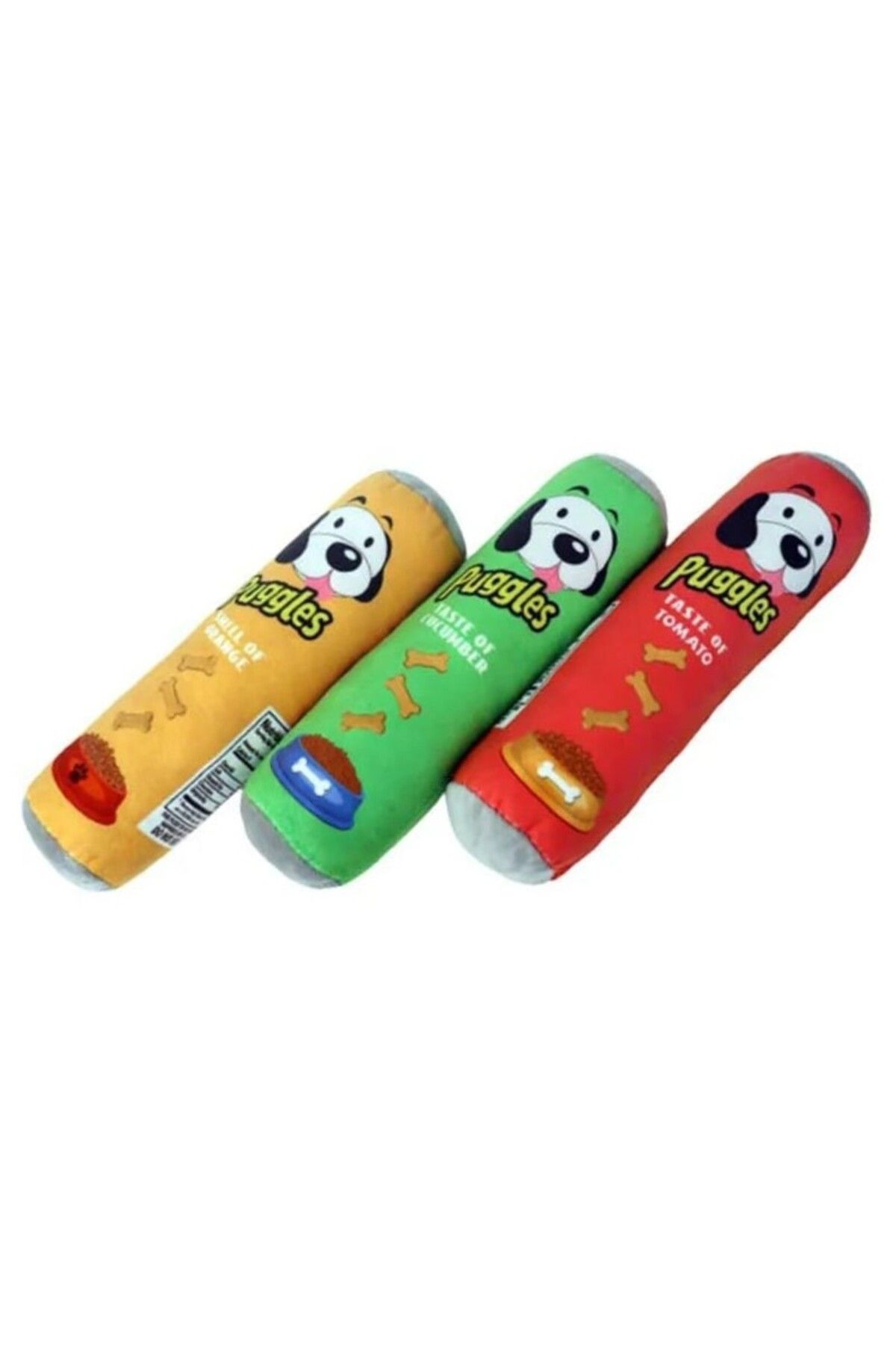 TİNEKE-Puggles Durable Sound Dog Toy Cucumber 1 Piece 2