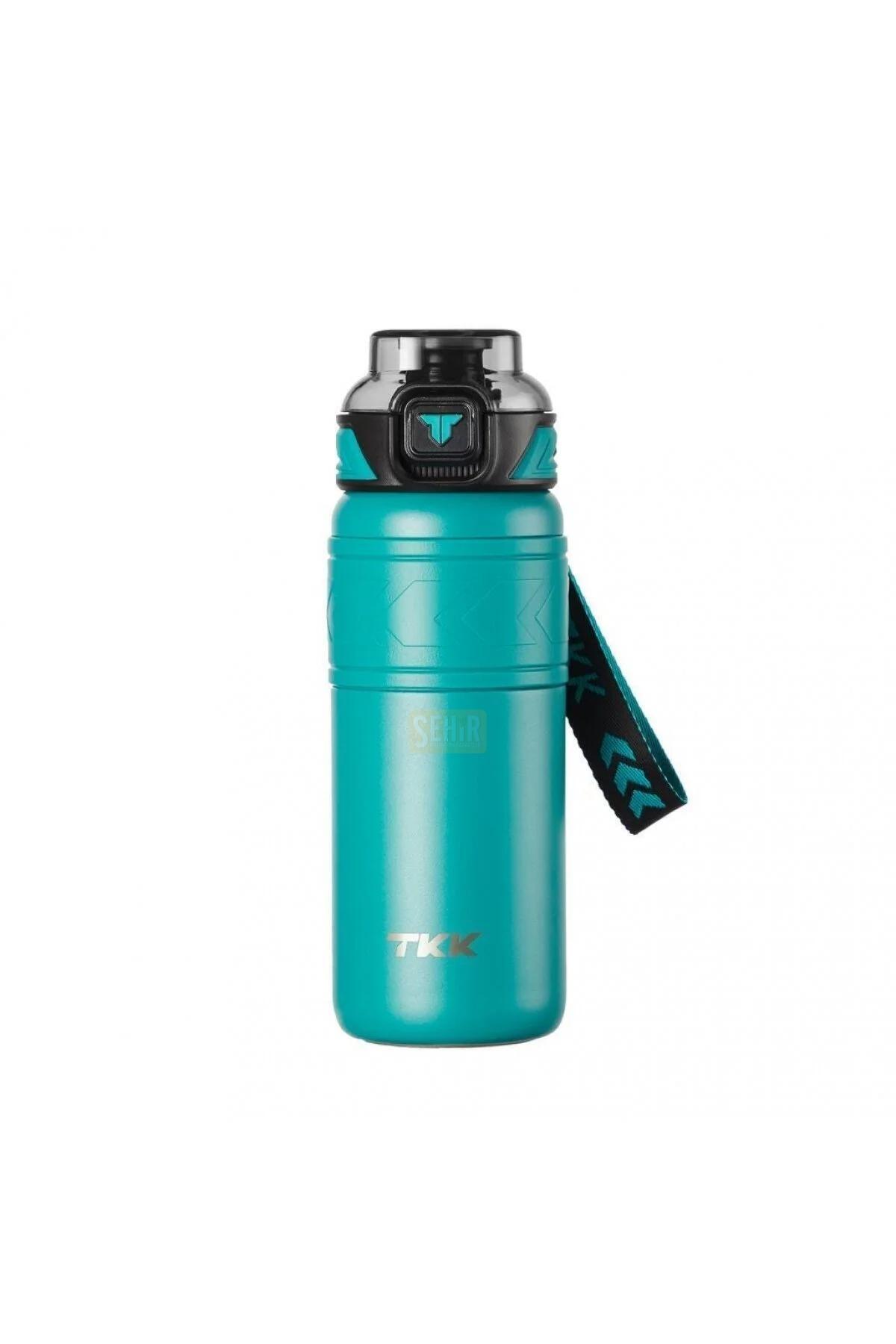 TKK New Collection 500ml Stainless Steel Thermos Flask with Pipette /Strawless Use Strap