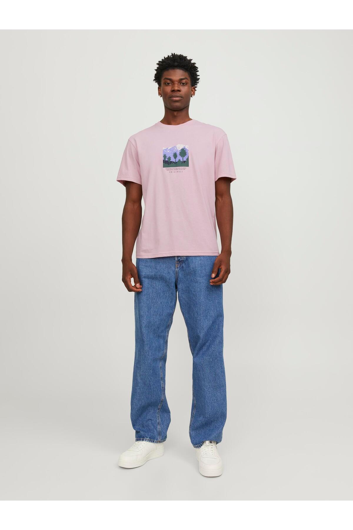 Jack Jones Lucca Graphic Tee Ss Crew Neck - Men's T-shirt | Nencini Sport
