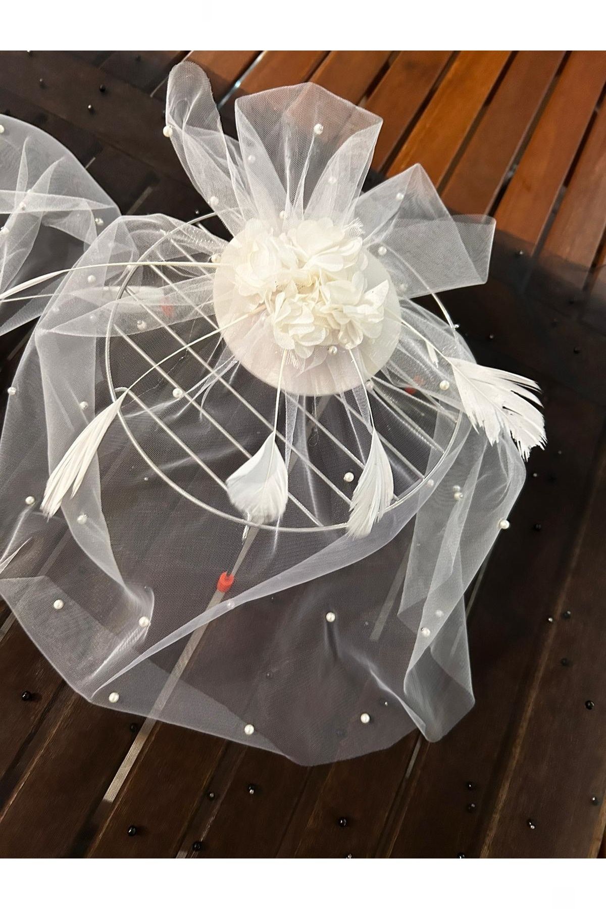 bba new trend-Bridal Hat, Bride Cap, Bride Voile, Wedding Hat Wedding Accessory, Bride Wedding Hat 8