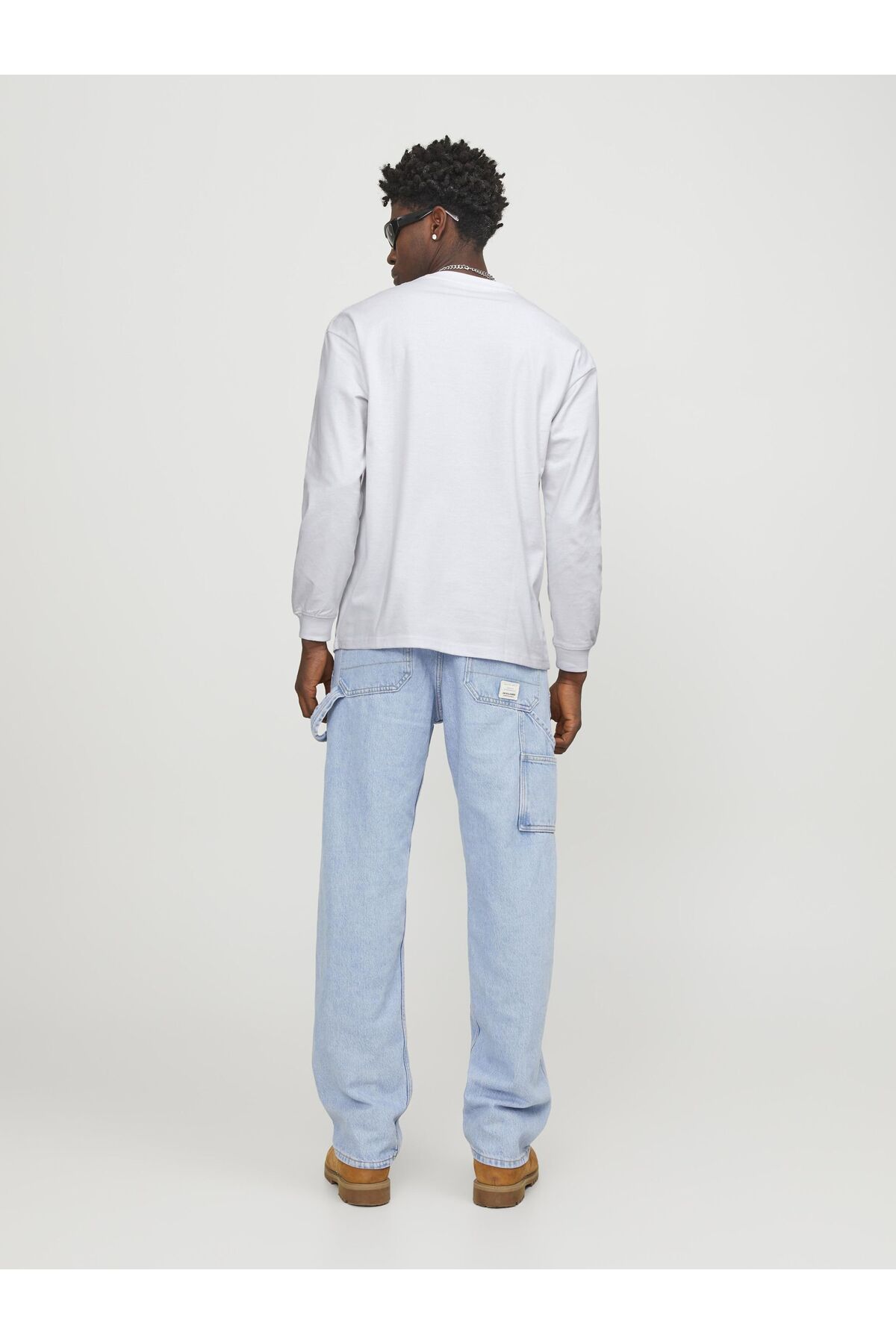 تی شرت جک اند جونز مردانه پارچه سفید بیسیک راسته Regular/رگولار    بیسیک کژوال/روزمره | Jack & Jones 12251775 BD - تصویر 3