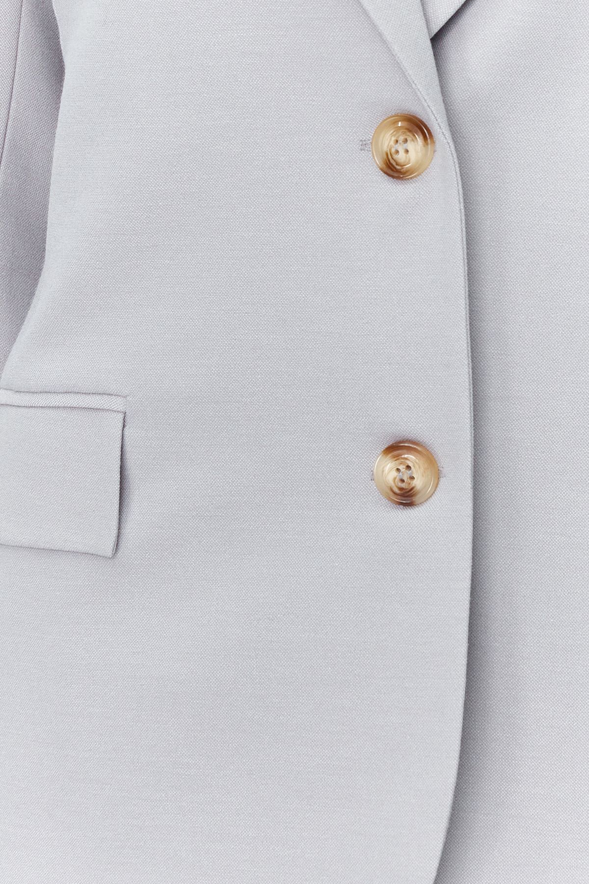 Trendyol Collection-Grau gefütterte gewebte Blazerjacke in limitierter Auflage - TWOAW23BC00132 4