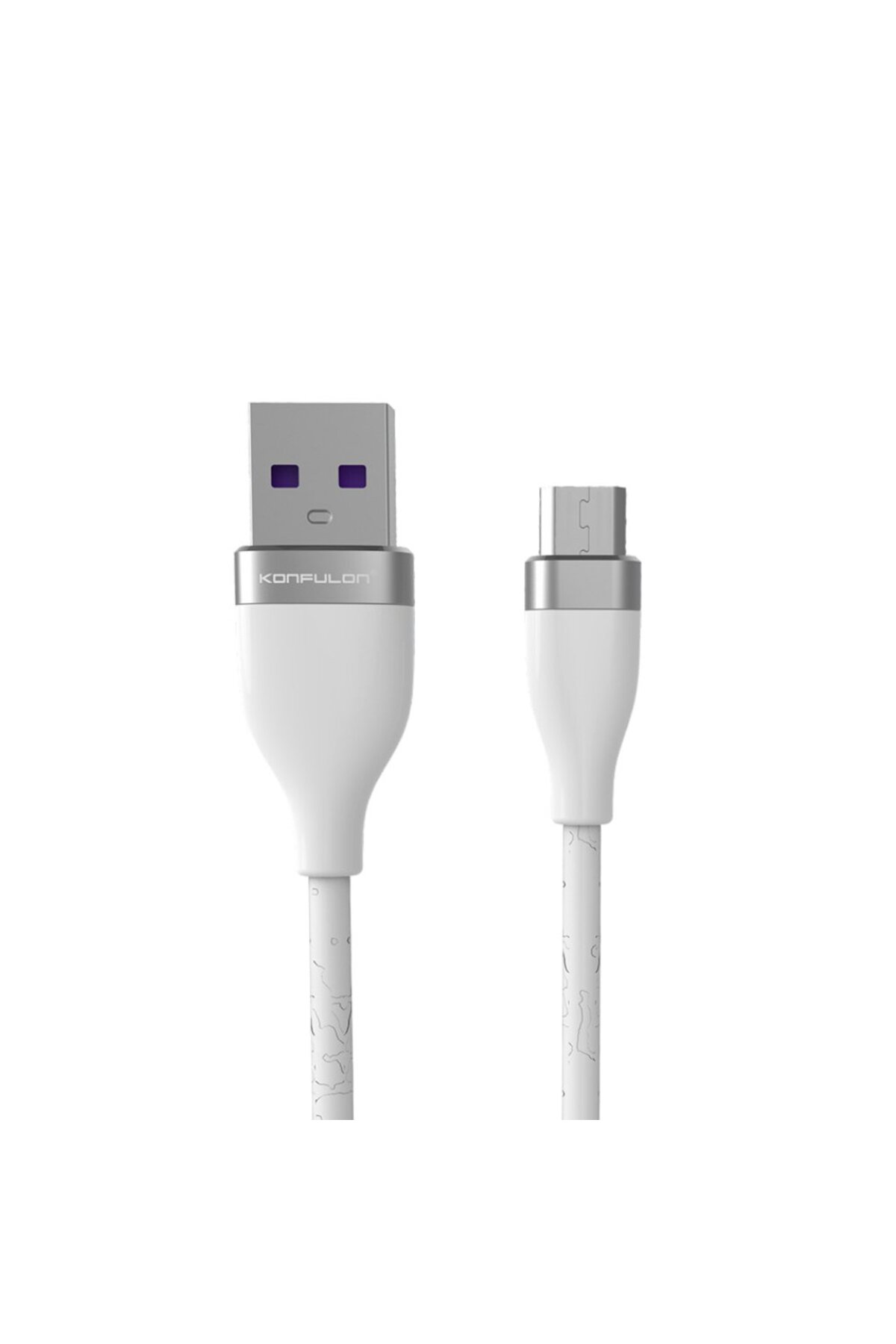 Konfulon S82 Seramik Uçlu Micro Usb Kablo 1m 3.1a - Beyaz