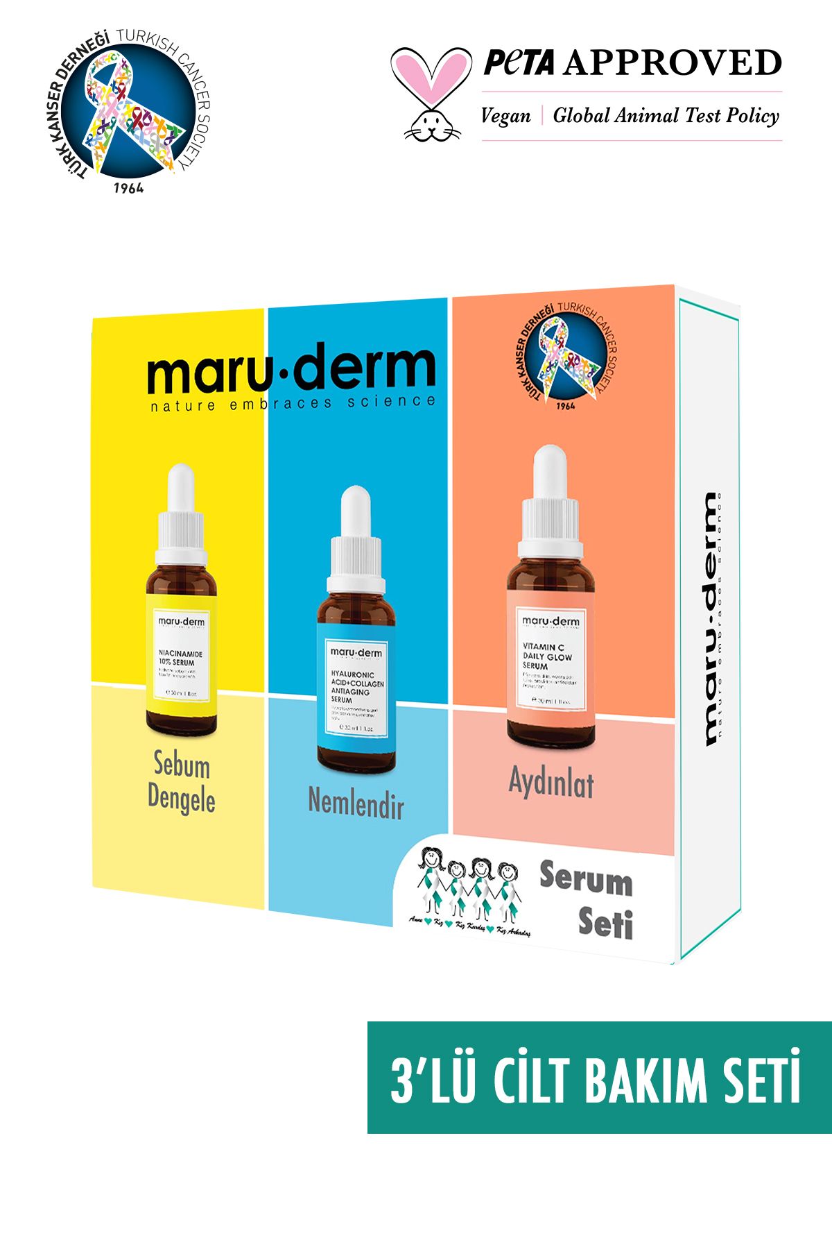ست مراقبت از پوست 3 تکه Maruderm - نسخه محدود Tkd Maru.Derm