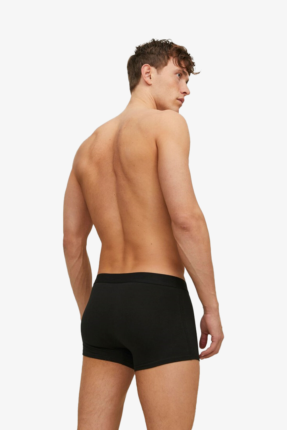 باکسر مردانه راسته فاق نرمال | جک اند جونز Jack & Jones 12127816-Black - تصویر 5