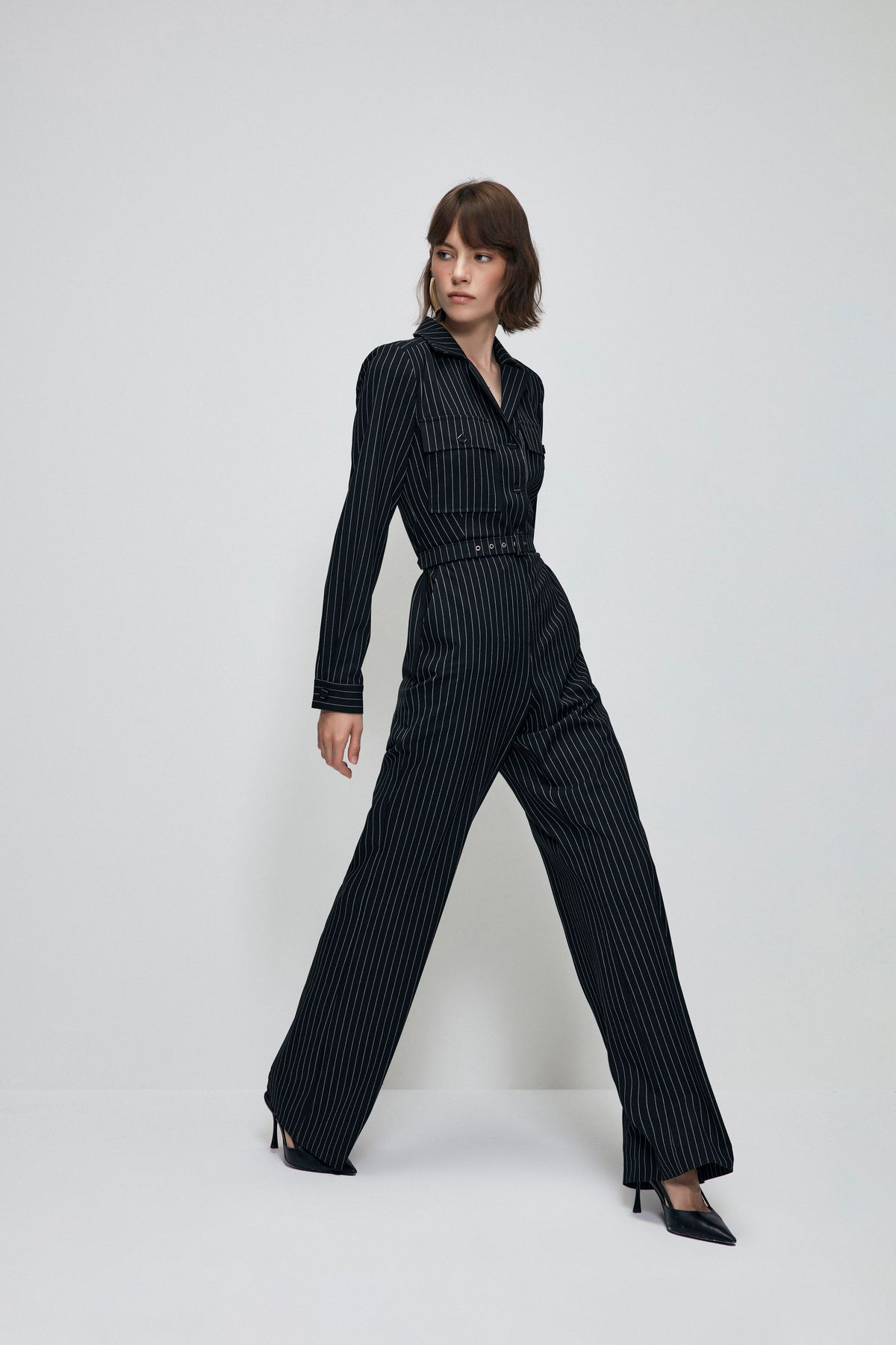 Stradivarius outlet jumpsuit black