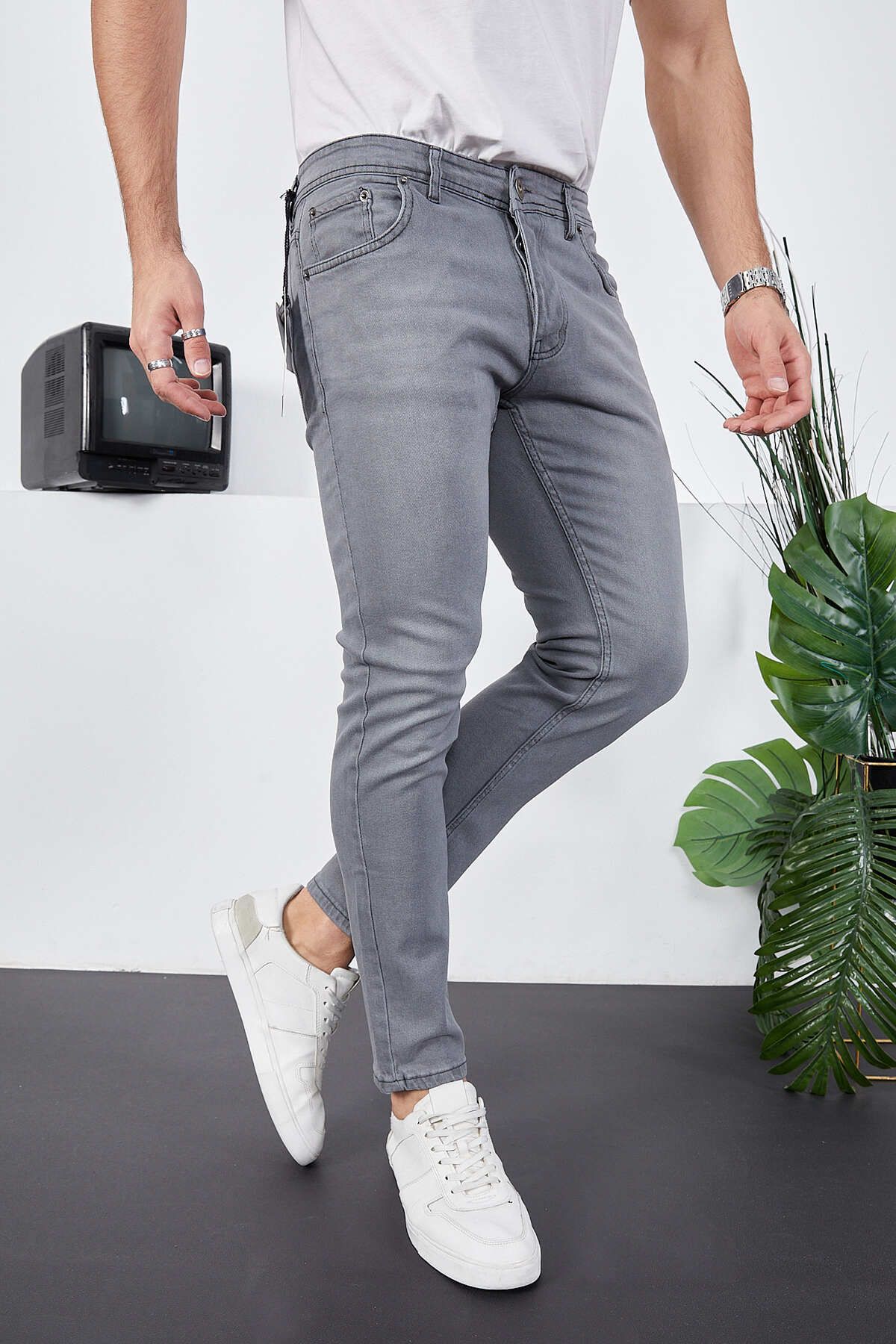 ENZ M JEANS Erkek Likral Denim Skinny Fit Super Dar Jeans Fiyat Yorumlar Trendyol