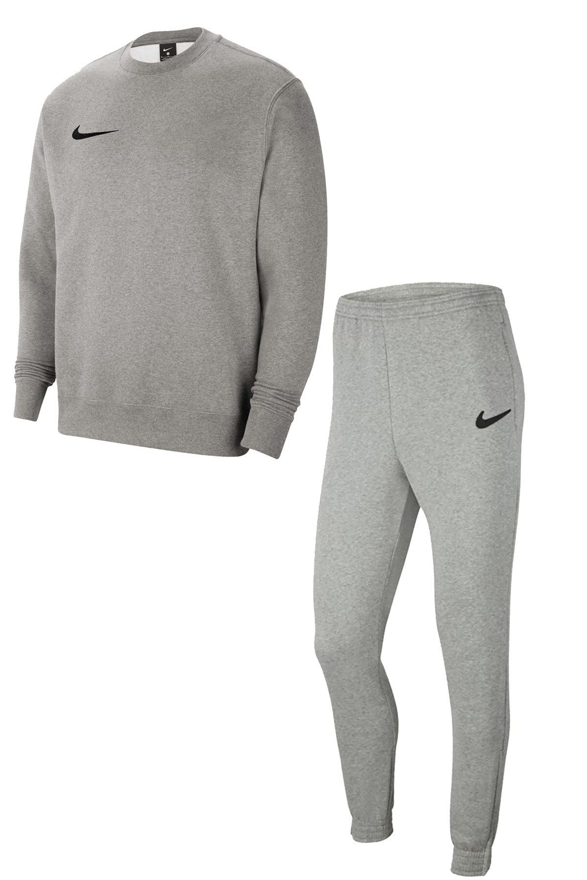 Nike Sports Sweatsuit Set Gray Slim Fit