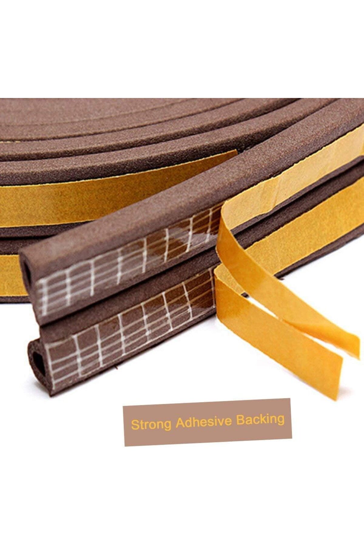 10 Meter Door and Window Wind Cold Cutting Tape Insulation Wick Rubber 5 X 2 =10 mt (2 Wick)