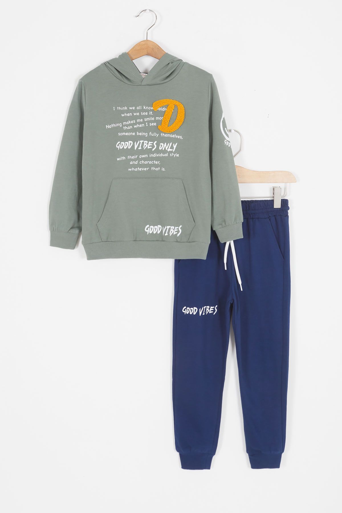 Khaki boys sale tracksuit