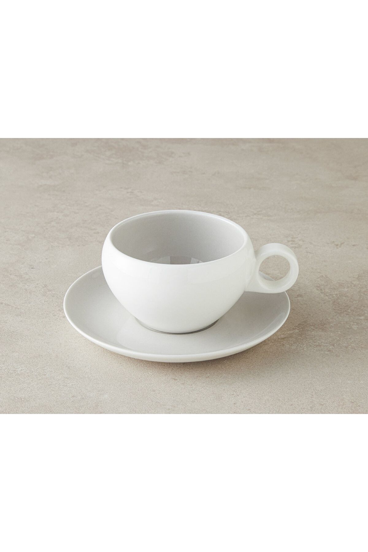 English Home-Boho New Bone China Teacup Set Gray 2