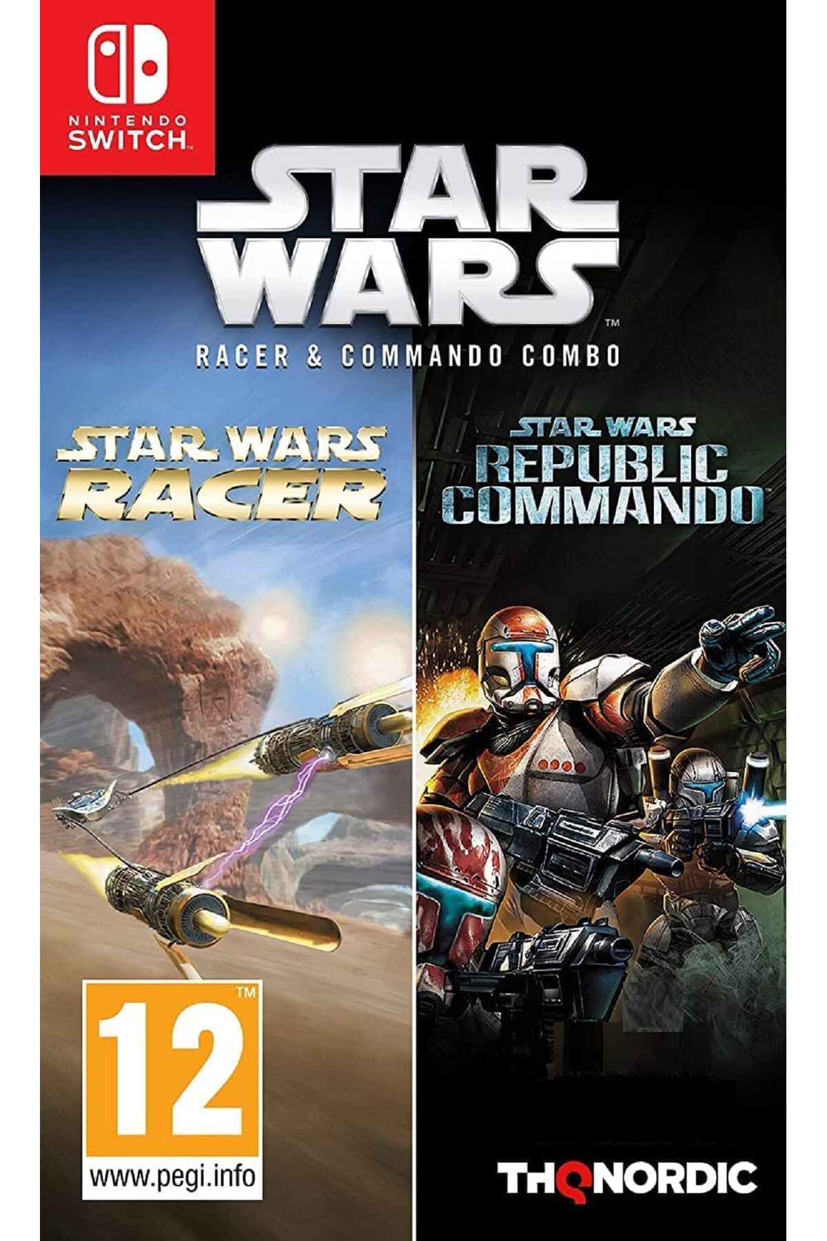 Star Wars Racer and Commando Combo Nintendo Switch Oyun
