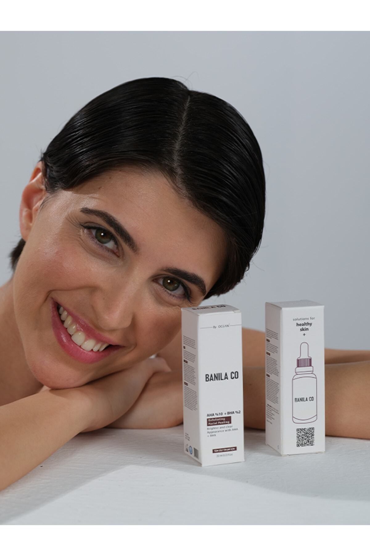 سرم پوست لایه برداری قرمز ویتالیک تانکس کننده تن AHA+BHA صورت 20 میل Banila Co