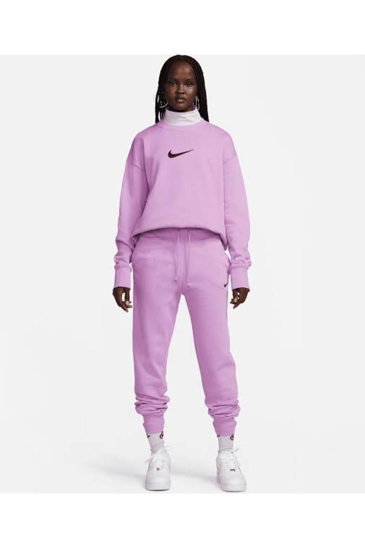 Nike Sportswear Phoenix Fleece Women s Cream Sweatpants my style sports Trendyol