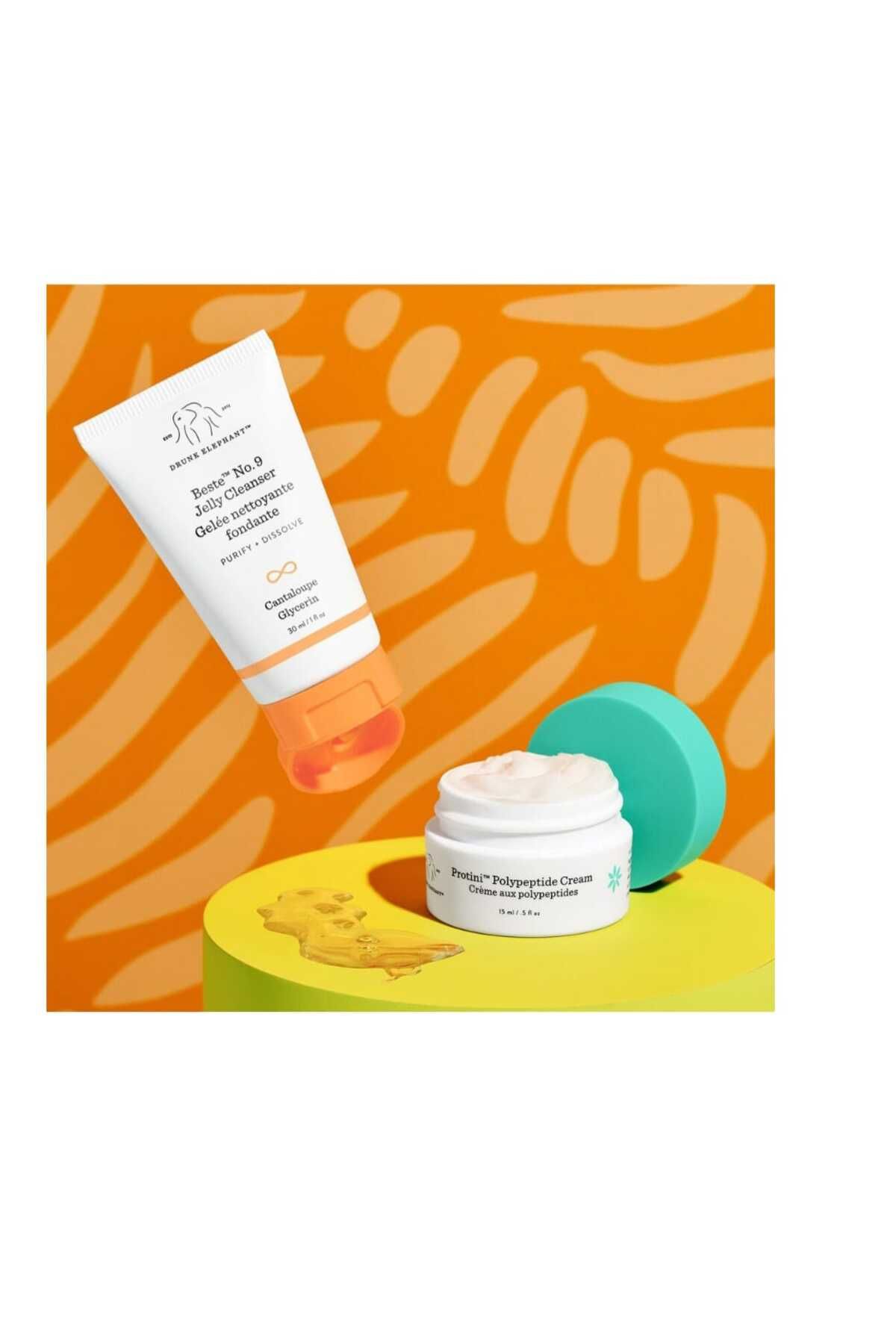 Drunk Elephant-Mates for Life - 30Ml+15Ml Cleansing and Moisturizing Cream Set 3