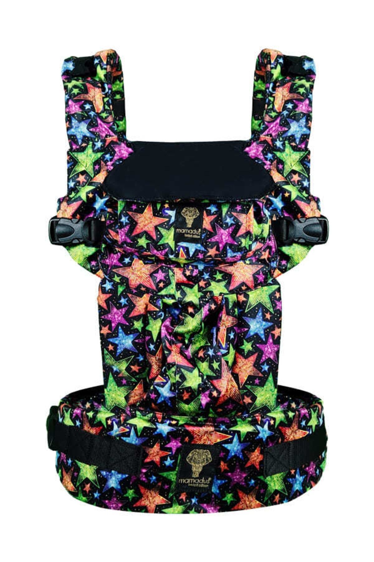 MamadusBaby Plus – Ekstra Dışa Dönük – Ergonomik Kanguru – Yeni Renkli Yıldızlar fotoğrafı 2 (önizleme)
