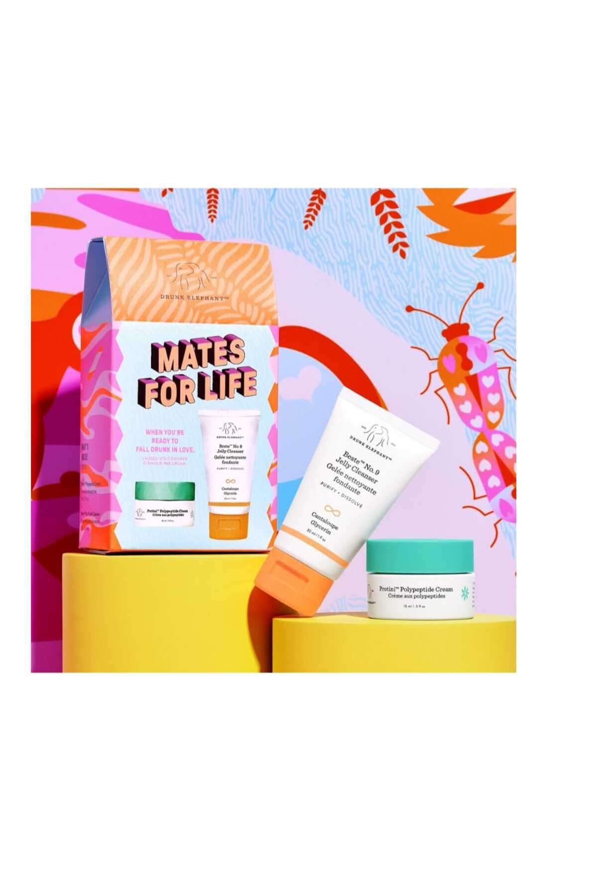 Drunk Elephant-Mates for Life - 30Ml+15Ml Cleansing and Moisturizing Cream Set 2