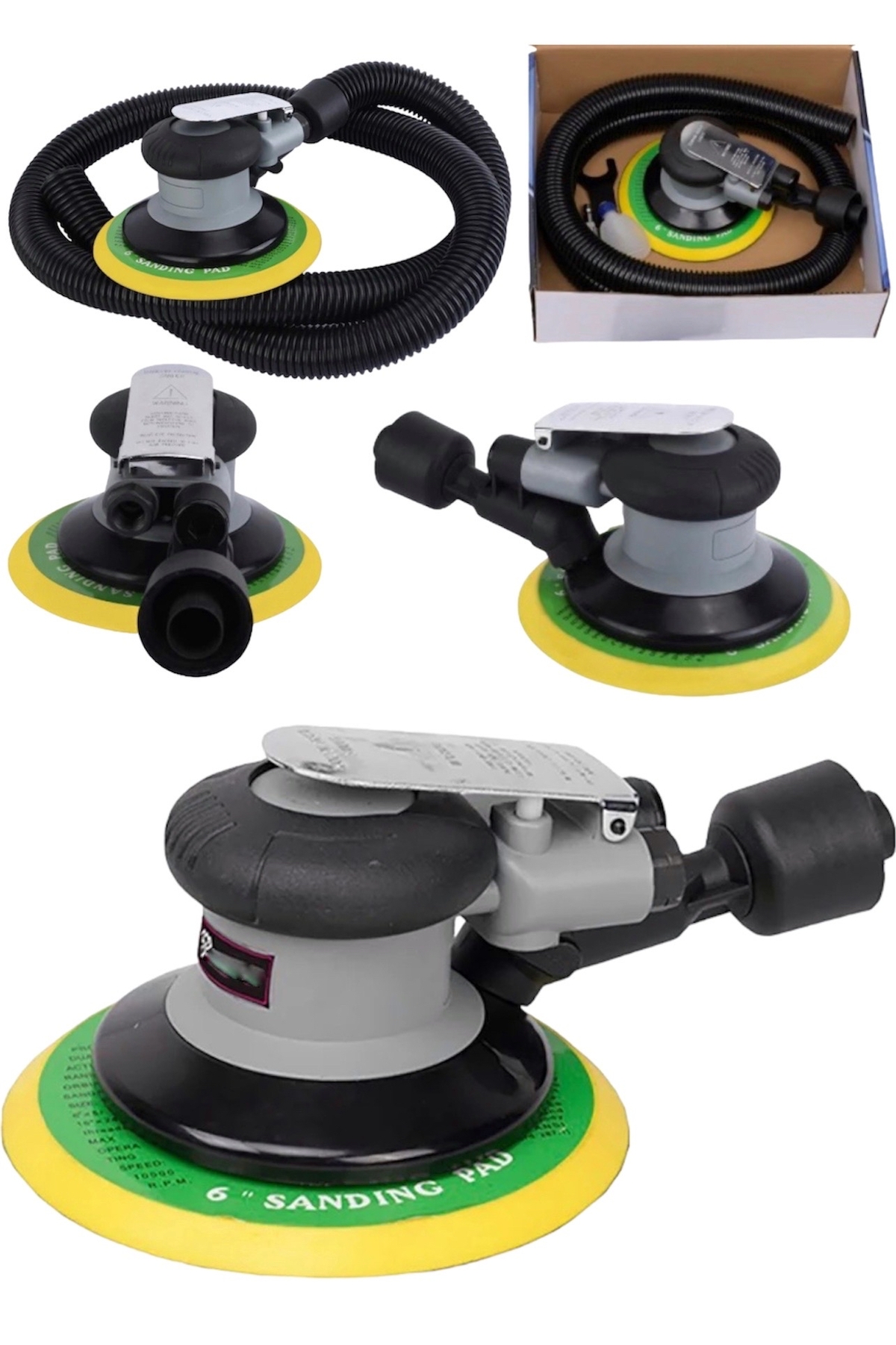 Germany Steel 7336 Orbital Havalı Zımpara Makinesi 12000 Devir