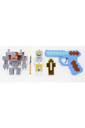 Es8031-2 Minecraft Dungeons Premium Karakter Figür Oyuncak Seti & Oyuncak Silah Skeleton Vanguaro ES8031-2-SV
