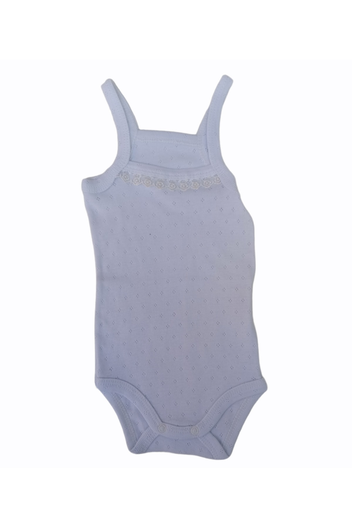 بادی نوزادی دخترانه سفید özdemirli bebe | 34 اورجینال - تصویر 4