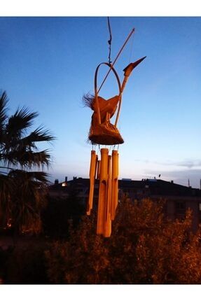 Leylek Rüzgar Çanı Bambu Büyük Boy WİND CHİMES