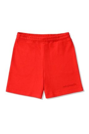 Yummy Red Organik Oversize Shorts S-KR