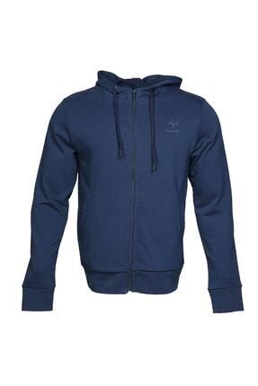 Erkek Lacivert Spor Sweatshirt 920793 Hmlbrınos Zıp Hoodıe 920793-7818