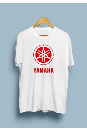 Yamaha Motosiklet Logo Tasarım Baskılı Tişört KRG0637