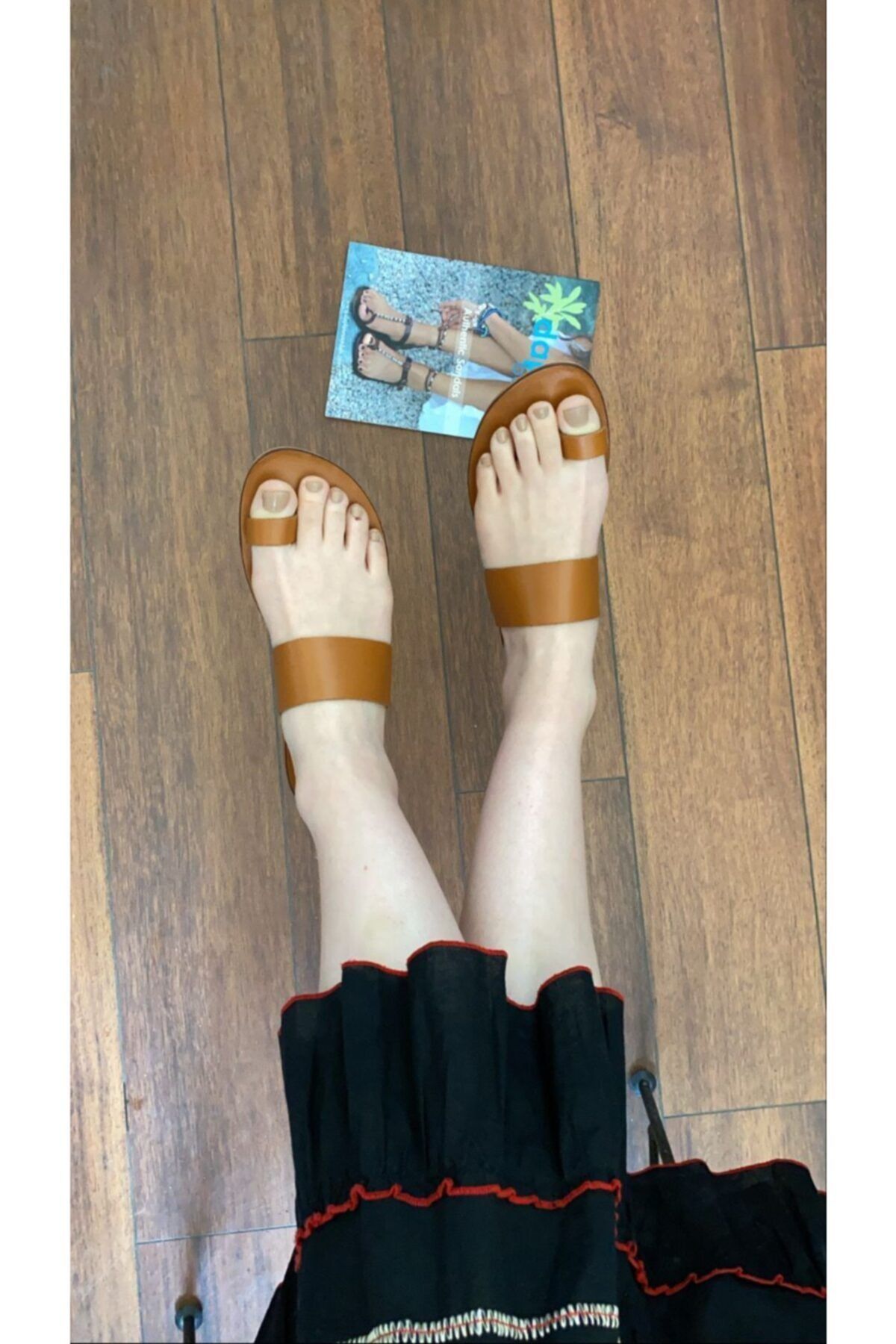 دمپایی چند رنگ زنانه شتر چرمی دست ساز 3532 DaphneSandals