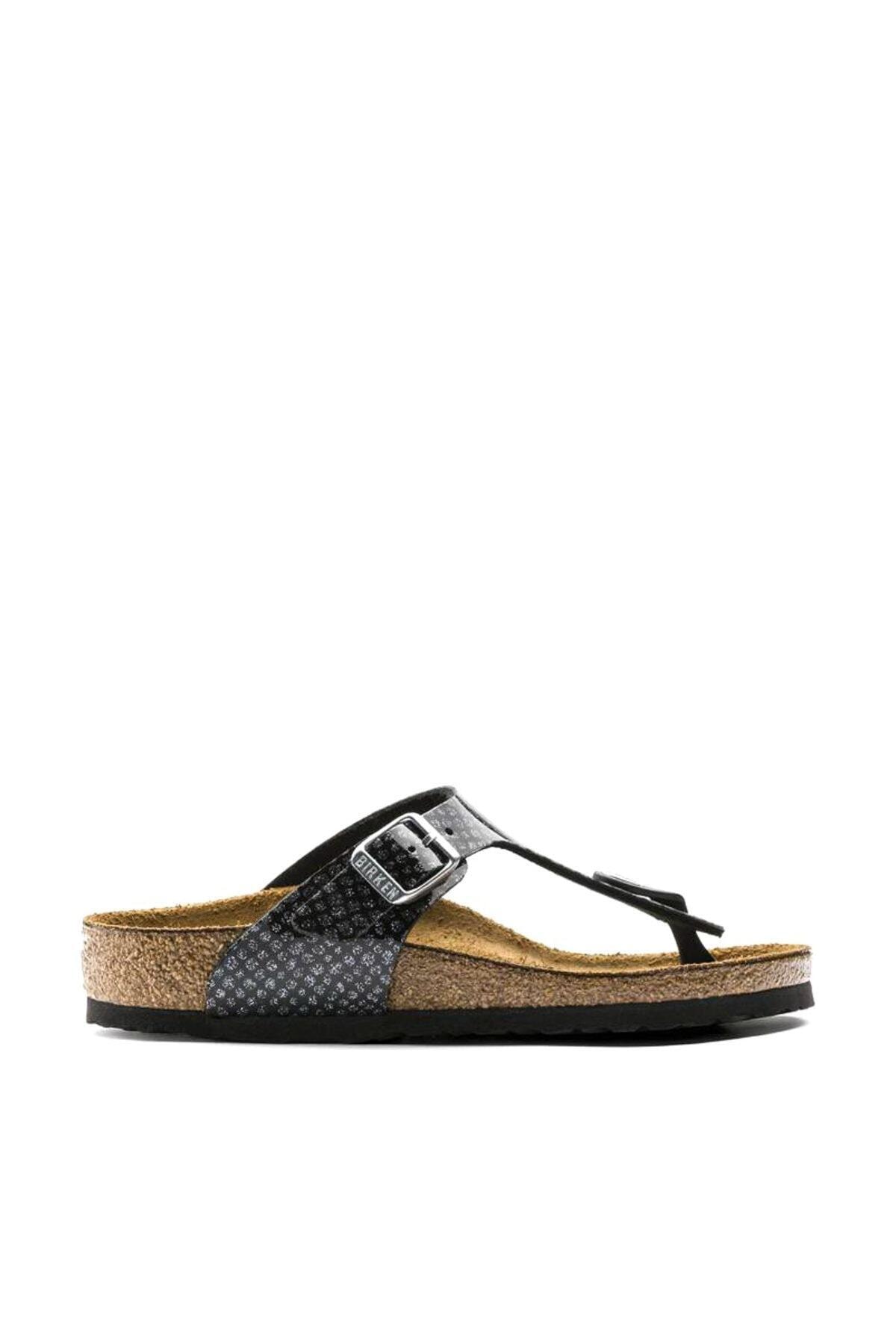 دمپایی بیرکن استاک دخترانه اوا مشکی  راسته      لباس خانگی | Birkenstock 1008204_MAGIC SNAKE BLACK SILVER - تصویر 3