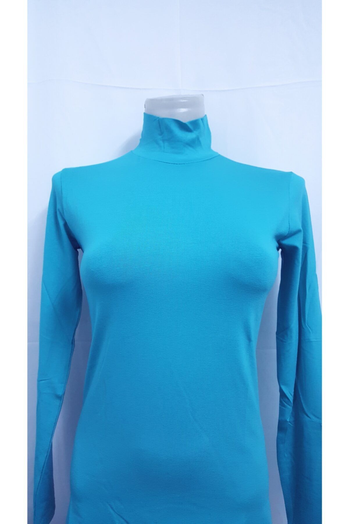 Turquoise mock turtleneck cheap