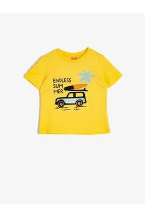 Erkek Bebek Sarı T-Shirt 0YMB18194OK