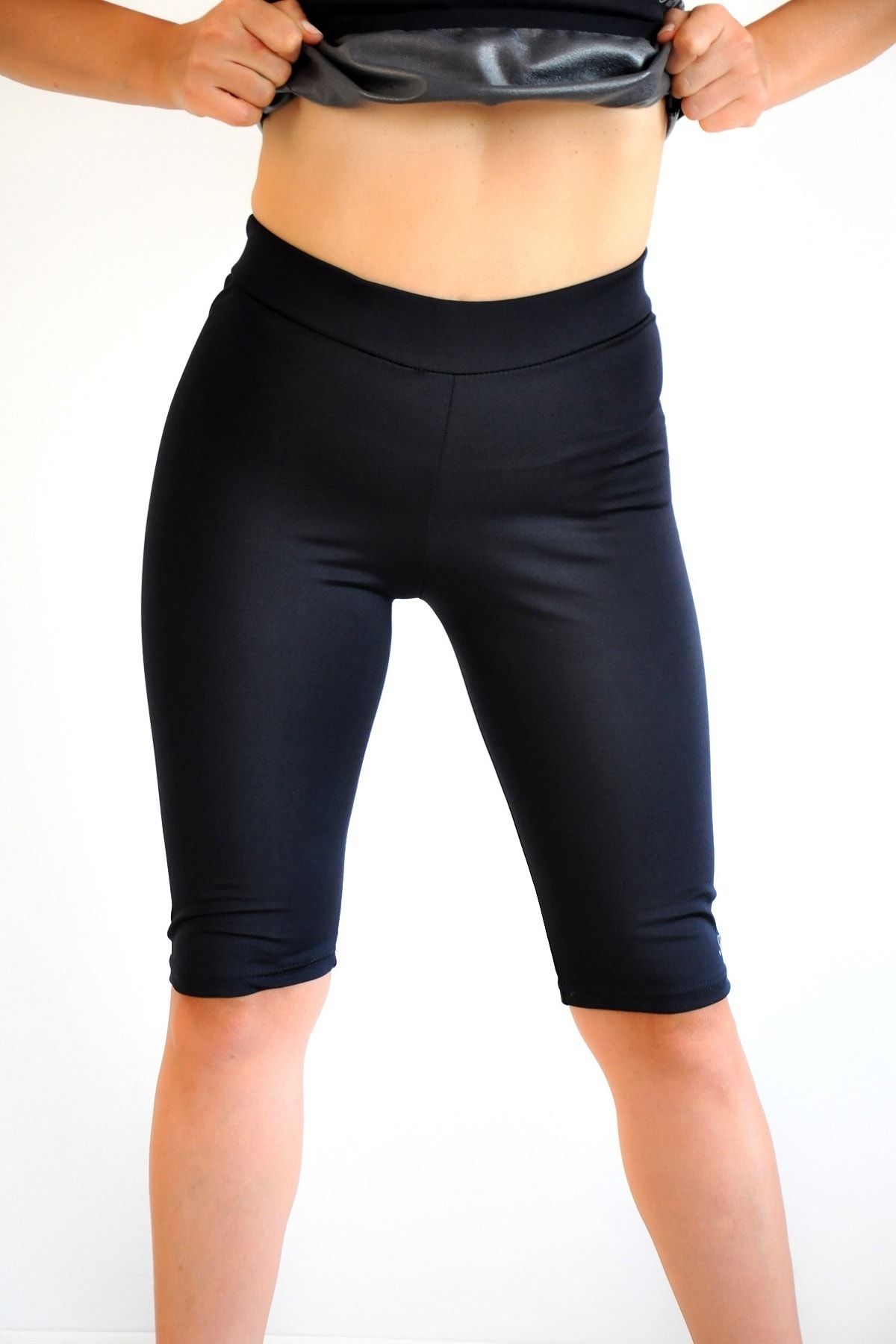 lovebox Women s Fat Burning Polymer High Waist Biker Slimming Thermal Shorts Tights