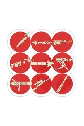 Team Fortress 2 - Hücum / Savunma / Destek (red) Sticker Araba Oto Arma Duvar Sticker Ev Dek X68Z4535