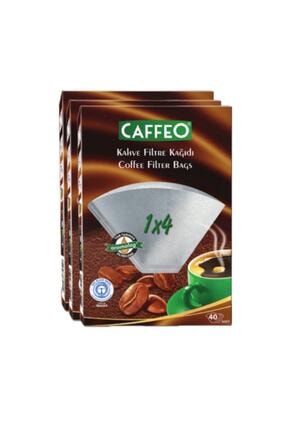 Kahve Filtresi 3 Paket 120 Filtre Kağıdı 1x4/40 3