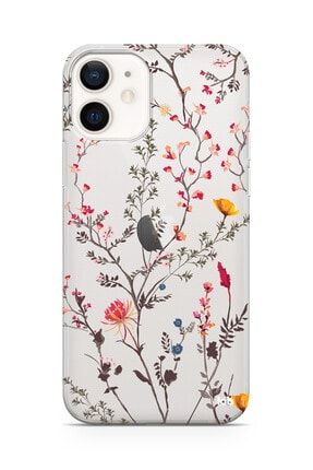 Apple Iphone 12/12 Pro Şeffaf Telefon Kılıfı - Floral Branches F45NA186