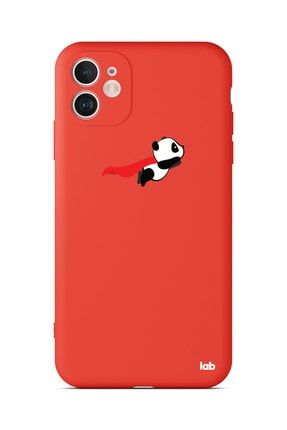 Apple Iphone 11 Kırmızı Silikon Telefon Kılıfı - Flying Panda N08NN112