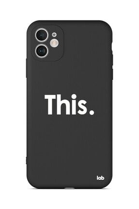Apple Iphone 11 Siyah Silikon Telefon Kılıfı - This. N08NN013