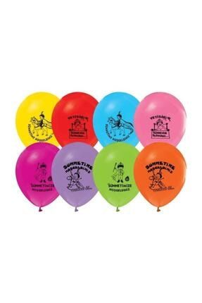 32 Adet Sünnet Baskılı Karışık Balonlar Sünnet Düğünü Balon Renkli HBV00000GOISF
