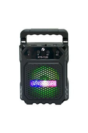 Bluetooth Hoparlör Ses Bombası Led Işıklı Karaoke Kablosuz Hoparlör Fm Radyo Hafıza Kart-usb Girişli 1120