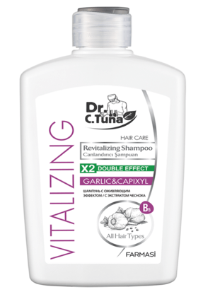 DR. C. TUNA Vitalizing Tüm Saçlar için Canlandırıcı Sarımsaklı Şampuan-500 ml 8690131653613