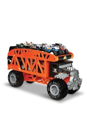 Hot Wheels Monster Trucks Taşıyıcı Kamyon, 12 Adet 1:64 Ölçekli Araç Kapasiteli Gkd37 887961824018