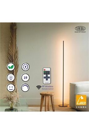 Köşe Dimmer Kumandalı Lambader Beyaz Işık Gri Gövde RMONOCOR150DIMGW