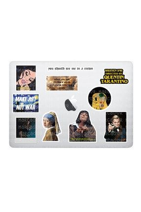 Art Sanat Temalı Laptop Notebook Tablet Sticker Seti 10 Adet ART-02