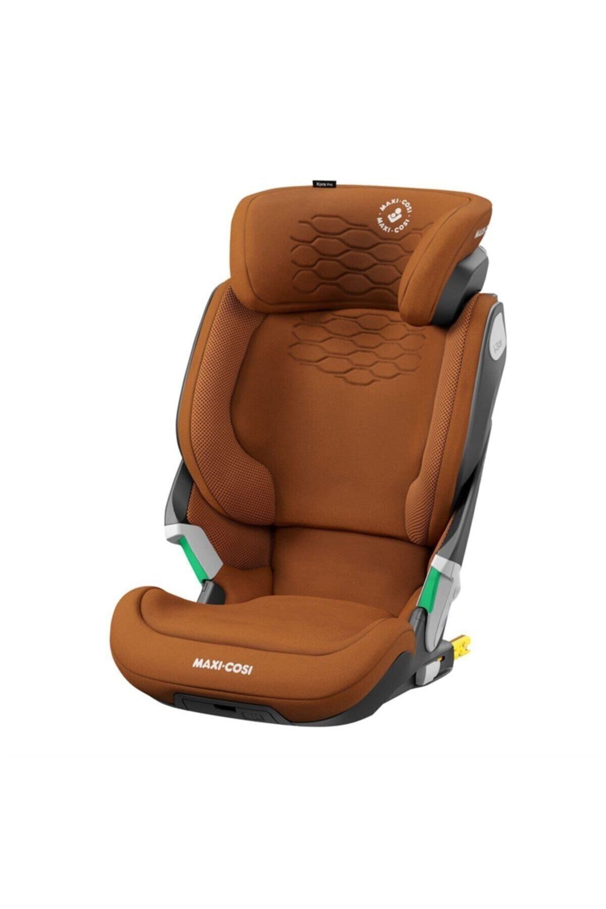 Isofixli I-size 15-36 Kg Child Car Seat Authentic Cognac with Korean Pro Adac