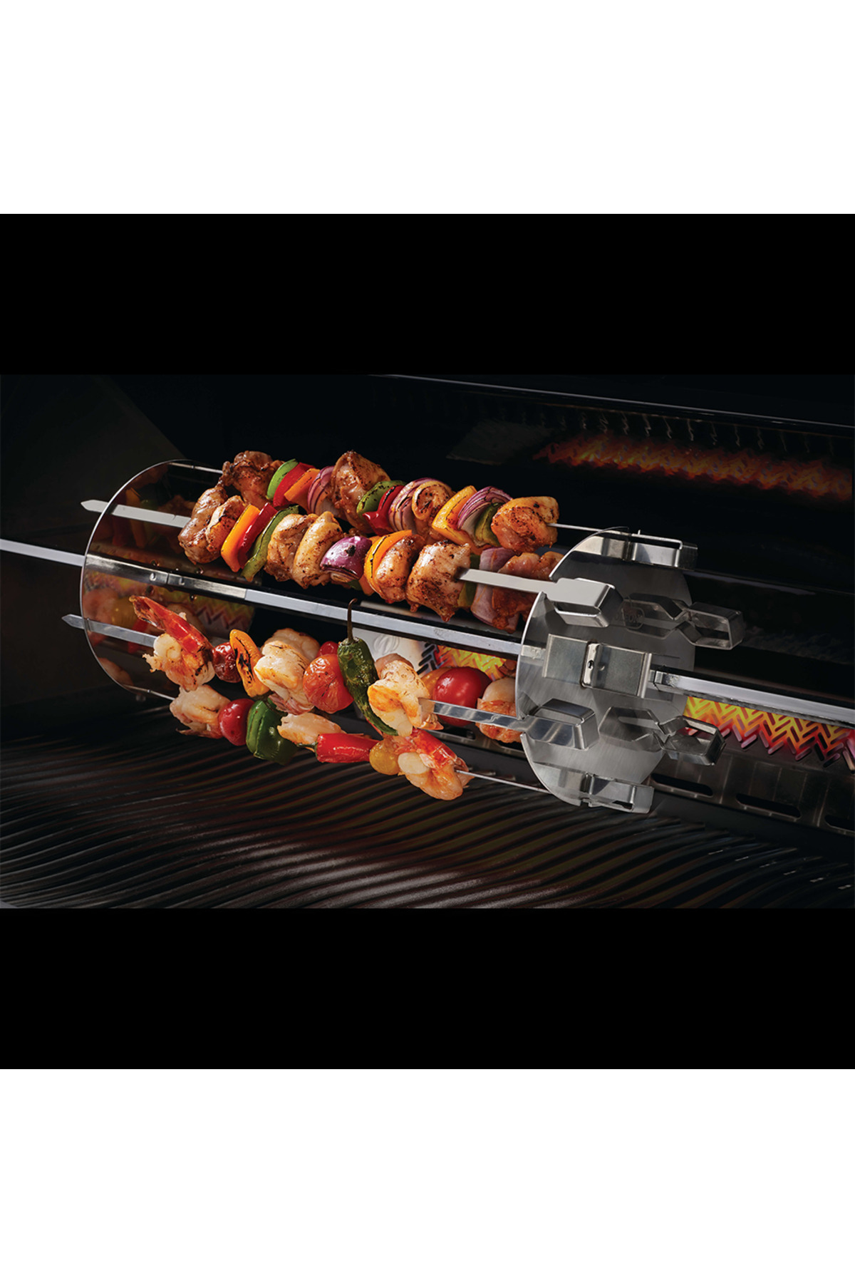 Şiş Kebap Seti - Çevirme Aksesuarı Uyumlu 2